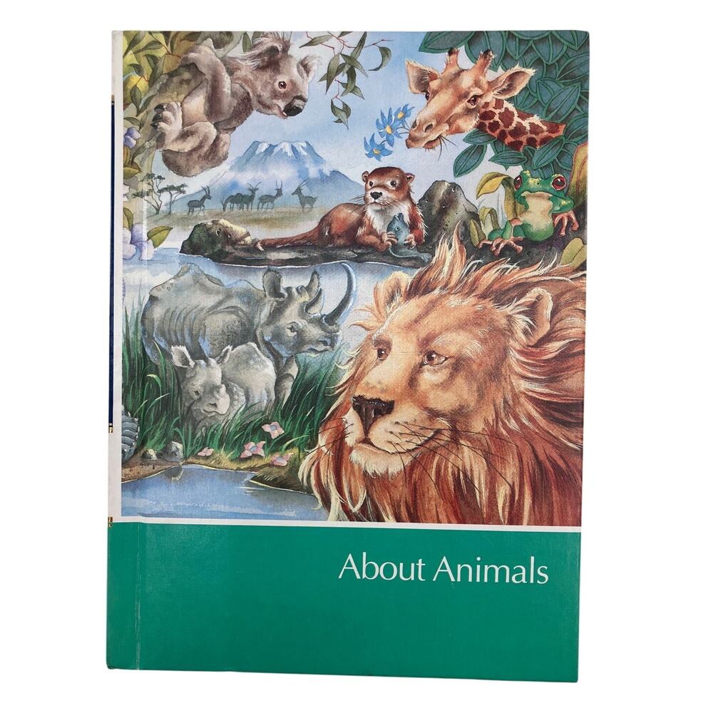 Vintage 1988 Childcraft How And Why Library About Animals Childrens Encyclopedia